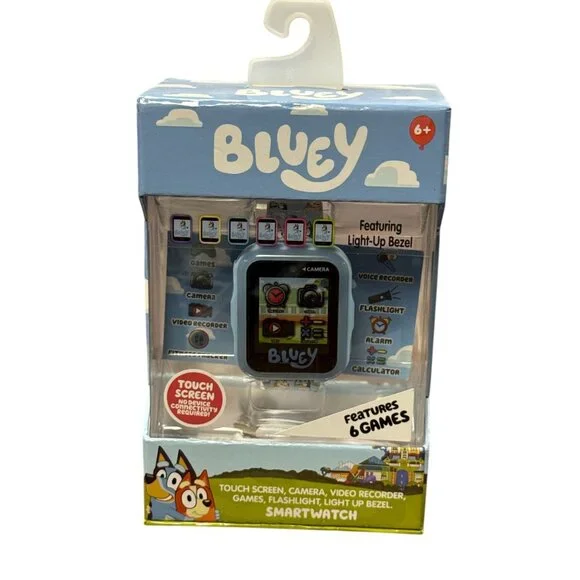 Bluey Kids Smartwatch with Camera, Games, Pedometer and Audio Recorder for Creat - Picture 2 of 7
